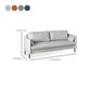 Faux Leather Sofa 29.92" High Scandinavian Square Arm Sofa for Living Room Clearhalo 'furn' 'furn_sofas' 'Furniture' 'Living Room Furniture' 'Sofa' 'sofas' 1200x1200_c6ac3cfd-8311-477e-b066-5ce14c10e6a3