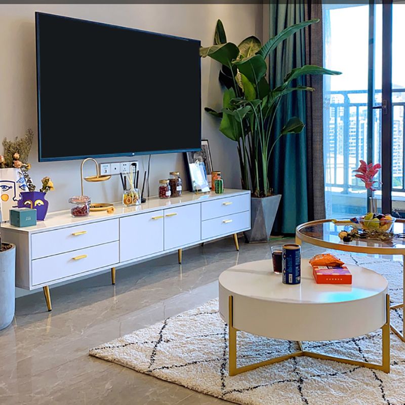 Sintered Stone Enclosed TV Storage Luxury TV Cabinet with Splayed Legs Clearhalo 'furn' 'furn_tv_stands_entertainment_centers' 'Furniture' 'Living Room Furniture' 'TV Stands & Entertainment Centers' 'TV Stands & Media Storage Furniture' 'tv_stands_entertainment_centers' 1200x1200_c6aef8a2-fa20-48e9-a348-1ba7ee8ee868