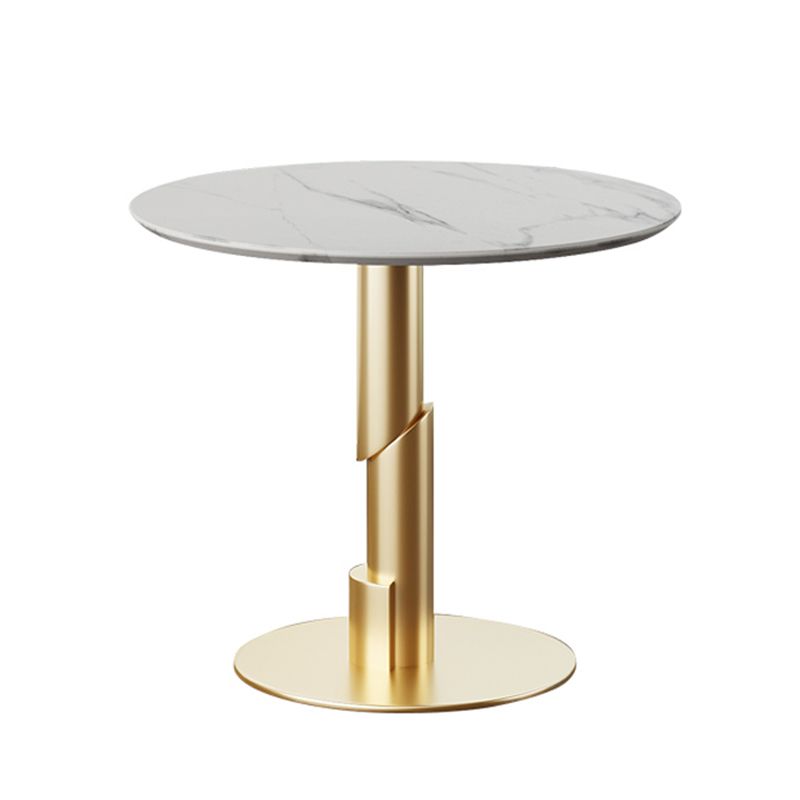 Modern Style Sintered Stone Dining Set Round 1/5 Pieces Dining Set for Home Use Clearhalo 'Dining Room Sets' 'Dining Tables & Seating' 'dining_room_set' 'furn' 'furn_dining_room_set' 'Furniture' 'Kitchen & Dining Furniture' 1200x1200_c6af064b-6b3f-4d61-ab42-0cdb7ea9d27e