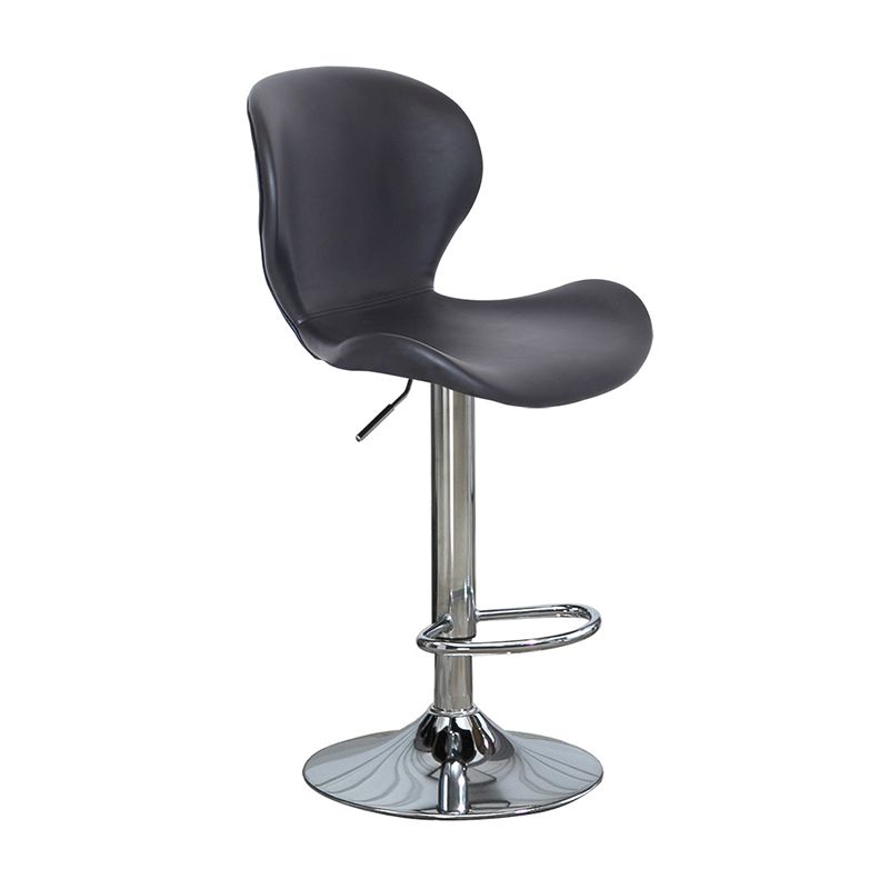 Nordic Indoor Barstool Metal Adjustable Swivel Tall Stool with Upholstered Clearhalo 'Bar Furniture' 'Bar Stools' 'bar_stools' 'furn' 'furn_bar_stools' 'furniture_bar_stools' 'Kitchen & Dining Furniture' 'kitchen&dining_furn' 'kitchen' 'kitchen_furn' Furniture' 1200x1200_c6af9b17-6a37-409d-9b95-7be849be80ec