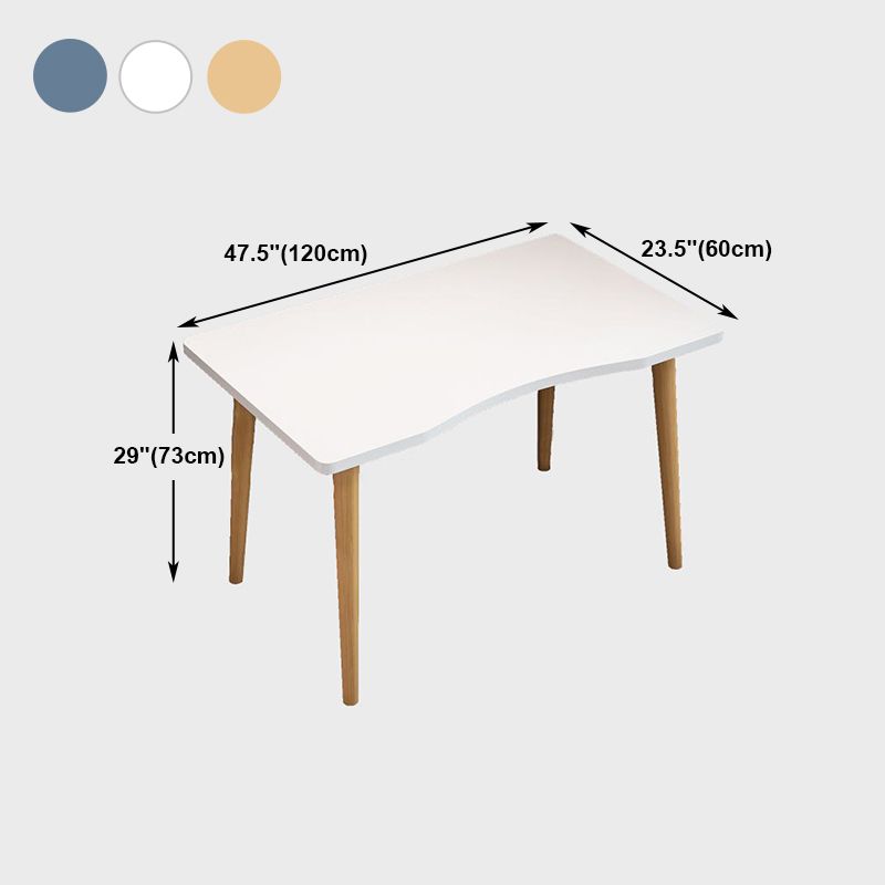 Escritorio de escritura de hogar moderno escritorio de oficina de madera artificial