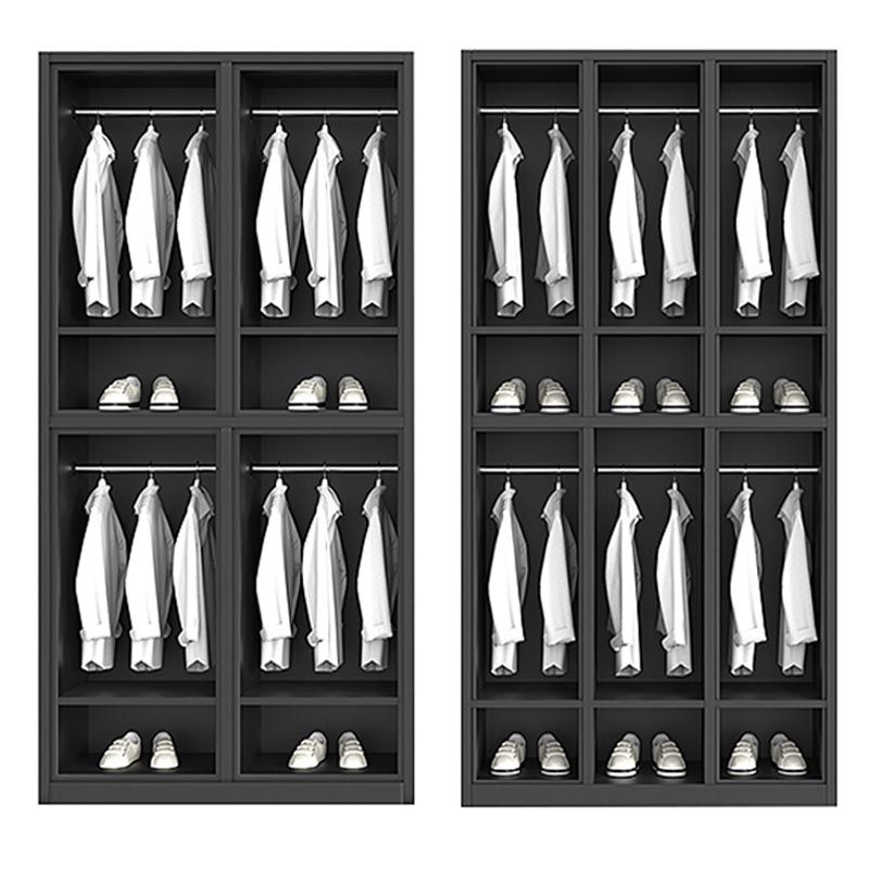 Scharnierende garderobe kast eigentijdse metalen garderobe armoire voor thuis