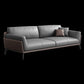 Modern Style Gray Leather Sofa Flared Arm Loose Back Sofa with Pillows Clearhalo 'furn' 'furn_sofas' 'Furniture' 'Living Room Furniture' 'Sofa' 'sofas' 1200x1200_c6b683ee-7fcb-48d2-b89a-d2ed942ceaa8