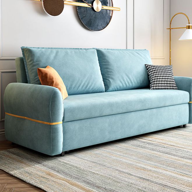 枕を備えたAzureコンテンポラリー席コンバーチブルソファベッド用アパート