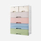 Modern Style Non-Hanging Armoire Plastic Home Storage Cabinet