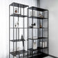 Metal Industrial Etagere Bookshelf Iron Open Vertical Bookshelf for Office Clearhalo 'Bookcases' 'furn' 'furn_bookcases' 'Furniture' 'furniture_bookcases' 'kitchen' 'kitchen_bookcases' 'Living Room Furniture' 'Office Furniture' 1200x1200_c6bbca6a-2a6b-49c1-bca6-7eb23f68a458