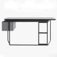 Rectangular Writing Desk Industrial Trestle Base Office Desk with 2 Drawers Clearhalo 'furn' 'furn_office_desk' 'Furniture' 'Office Desks' 'Office Furniture' 'office_desk' 1200x1200_c6bbcd7b-4603-460a-8e49-b90c483cb498