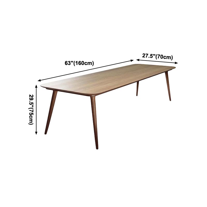 Rectangle Dining Site Table Modern Style Solid Wood Dining Room Collection with 4-foot Clearhalo ' dining_table' 'Dining Tables & Seating' 'Dining Tables' 'furn' 'furn_dining_table' 'Furniture' 'furniture_dining_table' 'Kitchen & Dining Furniture' 'kitchen&dining_furn' 'kitchen' 'kitchen_dining_table' 1200x1200_c6bcafe0-464e-450c-bc19-1a5c78058c39