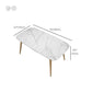 Glam Stone Rectangle Dining Table Metal Legs for Dining Room Clearhalo 'Dining Tables & Seating' 'Dining Tables' 'dining_table' 'furn' 'furn_dining_table' 'Furniture' 'Kitchen & Dining Furniture' 1200x1200_c6be56d1-fd1a-471d-bc4f-6f4a310f1f71