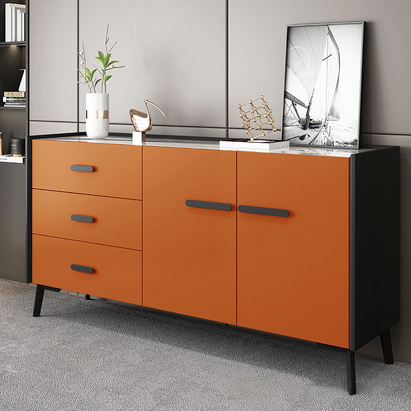 Sideboard topboard in pietra moderna Tabella 3-Drawer Sideboard per casa