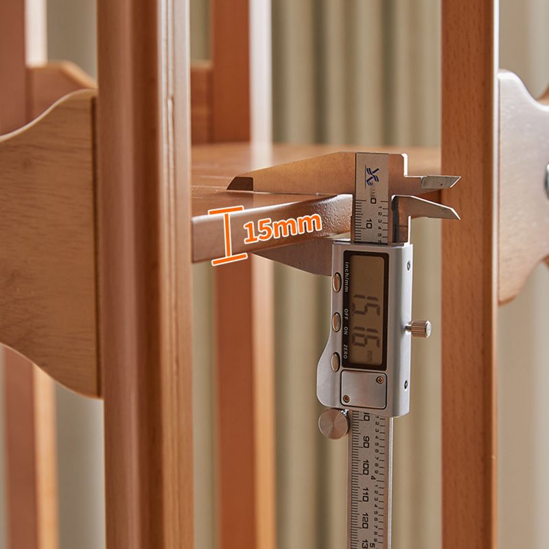 Moderne stijl Open Back Bookshelf Standaard massief houten boekenkast met planken