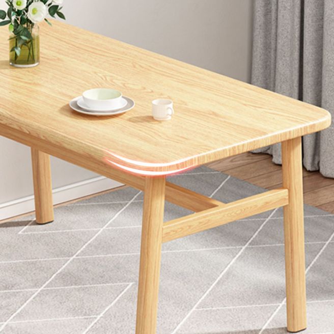 Contemporary Rectangular Dining Table with Legs for 2-4 People Clearhalo 'Dining Tables & Seating' 'Dining Tables' 'dining_table' 'furn' 'furn_dining_table' 'Furniture' 'Kitchen & Dining Furniture' 1200x1200_c6c25da4-b311-4a1e-969a-29ed9a54f62b