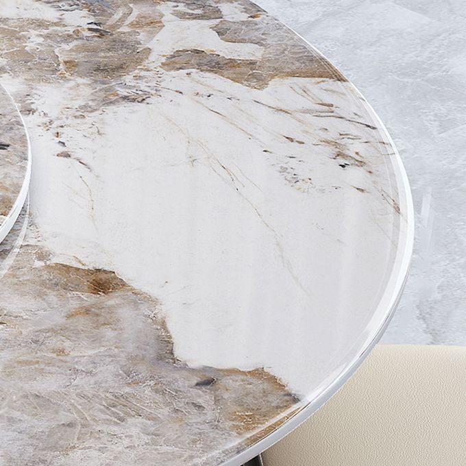 Metal Traditional Luxury Round Indoor Table Sintered Stone Table with Pedestal Clearhalo ' dining_table' 'Dining Tables & Seating' 'Dining Tables' 'furn' 'furn_dining_table' 'Furniture' 'furniture_dining_table' 'Kitchen & Dining Furniture' 'kitchen&dining_furn' 'kitchen' 'kitchen_dining_table' 1200x1200_c6c36eed-5a98-4207-8297-ea50dfad2fec