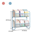 Contemporary Wall Mounted Bookshelf Metal Closed Back Bookcase for Home Clearhalo 'Bookcases' 'furn' 'furn_bookcases' 'Furniture' 'furniture_bookcases' 'Office Furniture' 1200x1200_c6c815b0-115e-443d-bce4-d81b0d7d4890