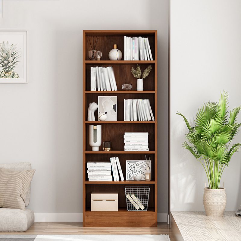 Contemporary Style Bookshelf Engineered Wood Closed Back Shelf Bookcase Clearhalo 'Bookcases' 'Furniture' 'furniture_bookcases' 'kitchen' 'kitchen_bookcases' 'Living Room Furniture' 'Office Furniture' 1200x1200_c6cb6af4-f9cd-49b6-9d07-67243be60076