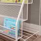 Scandinavian Shelf Bookcase Metal Etagere Bookshelf with Shelves