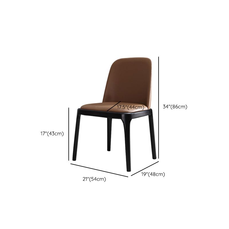 Industrial Kitchen Home Dining Chair Upholstered Dining Chair Clearhalo 'Dining Chairs' 'Dining Tables & Seating' 'dining_chair' 'furn' 'furn_dining_chair' 'Furniture' 'Kitchen & Dining Furniture' 1200x1200_c6cc2673-986b-4e46-9d58-95deb773683b