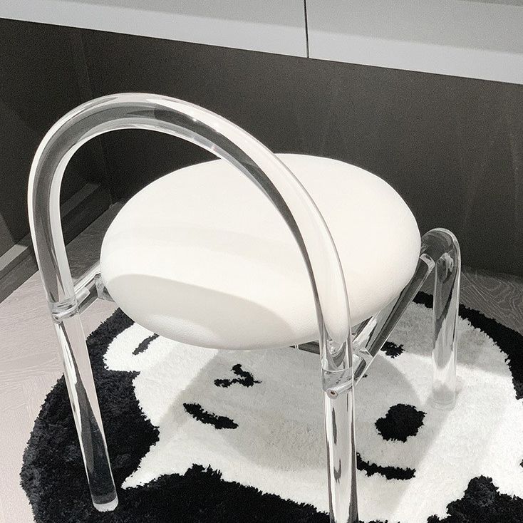 Modern Simple Side Chair Plastic Frame Side Dining Chair for Home Use Clearhalo 'Dining Chairs' 'Dining Tables & Seating' 'dining_chair' 'furn' 'furn_dining_chair' 'Furniture' 'Kitchen & Dining Furniture' 1200x1200_c6ce200e-de30-4ab3-9910-4da7fd3ad686