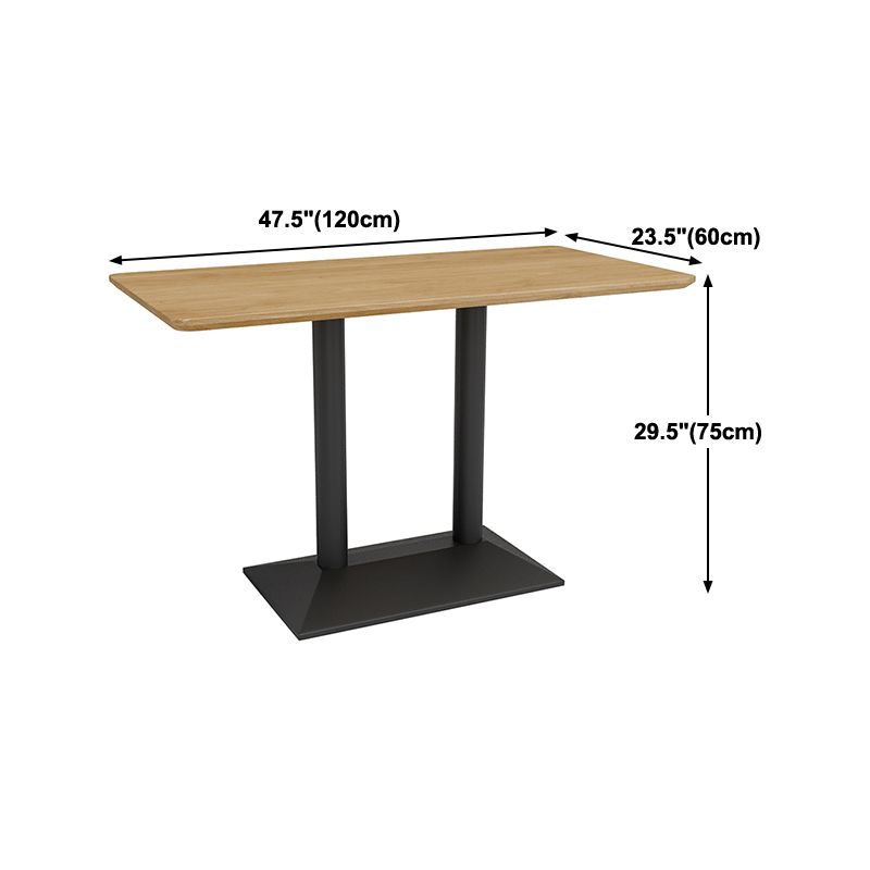 Industrial Style Dining Room Collection Solid Wood Dining Table for Home Clearhalo ' dining_table' 'Dining Tables & Seating' 'Dining Tables' 'furn' 'furn_dining_table' 'Furniture' 'furniture_dining_table' 'Kitchen & Dining Furniture' 'kitchen&dining_furn' 'kitchen' 'kitchen_dining_table' 1200x1200_c6cefc87-5375-465f-a277-ffe378caef8a