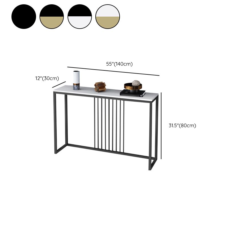 Mesa de la mesa de la consola contemporánea de forma rectángulo Table de sofá de piedra en For Hall