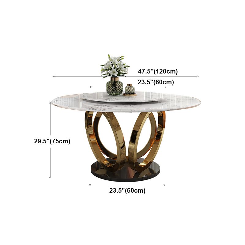 Traditional Luxury Round Dining Table Marble Indoor Table with Pedestal Base Clearhalo ' dining_table' 'Dining Tables & Seating' 'Dining Tables' 'furn' 'furn_dining_table' 'Furniture' 'furniture_dining_table' 'Kitchen & Dining Furniture' 'kitchen&dining_furn' 'kitchen' 'kitchen_dining_table' 1200x1200_c6d6db9f-8244-4513-82a0-c40eb1d686af