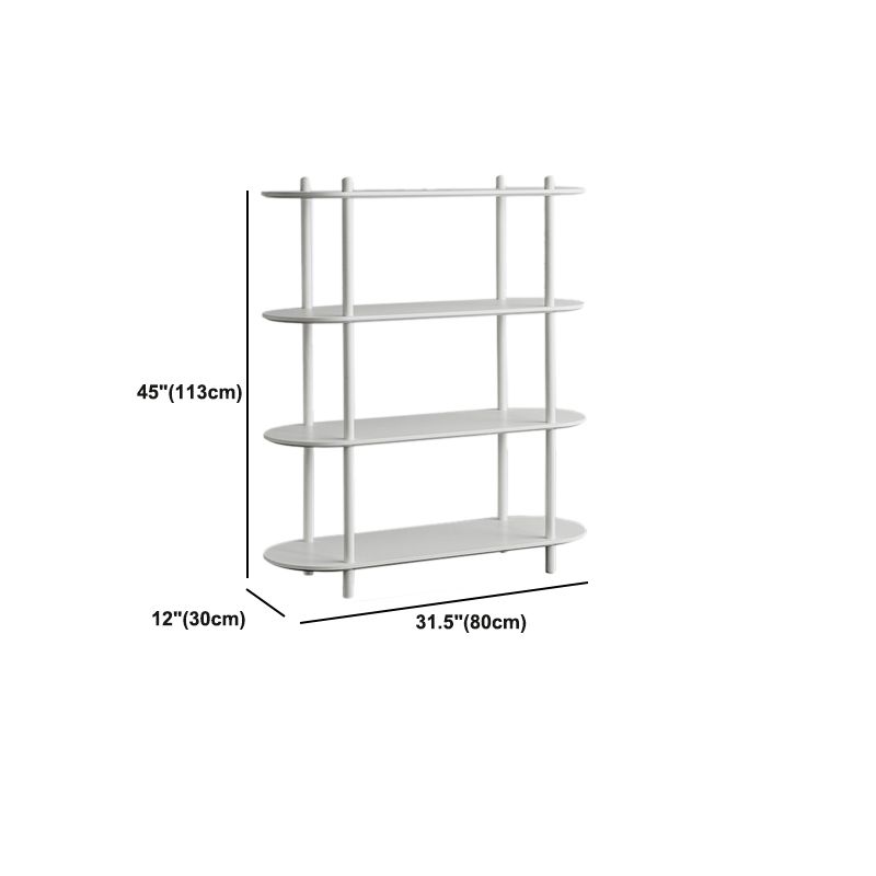 Libreria moderna bianca ingegnerizzato in legno Multi -tiers Etagere Open Bookshelf per Home Office