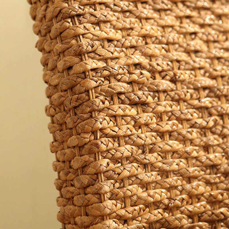 Letto standard di rattan tropicale con letto di testiera e gambe di faggio