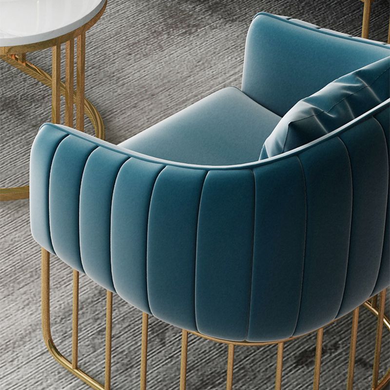 Tessitura contemporanea di divano di divano inclinata braccio stretto divano posteriore