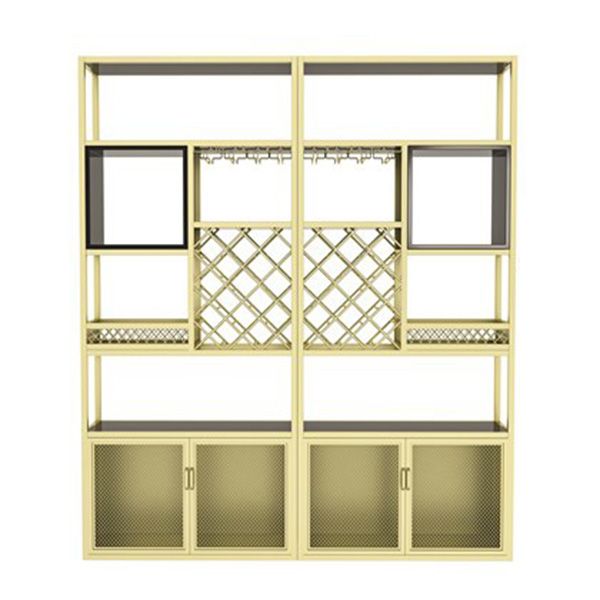 Industriële wijnrek kit vloer wijnhouder rek met plank voor keuken