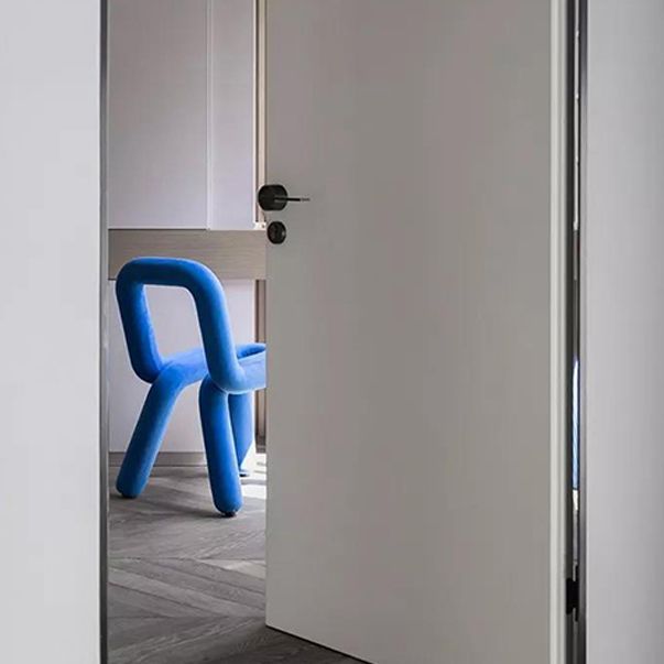 Contemporary Style Open Back Chair Velvet Dining Side Chair for Indoor Clearhalo 'Dining Chairs' 'Dining Tables & Seating' 'dining_chair' 'furn' 'furn_dining_chair' 'Furniture' 'Kitchen & Dining Furniture' 1200x1200_c6dc828e-67b7-49df-a741-6787fc9b2ed1