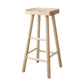 Industrial Counter High Stool Solid Wood Backless Counter-height Stool
