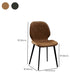 Industrial Style Side Chair Wingback Dining Room Chair for Home
