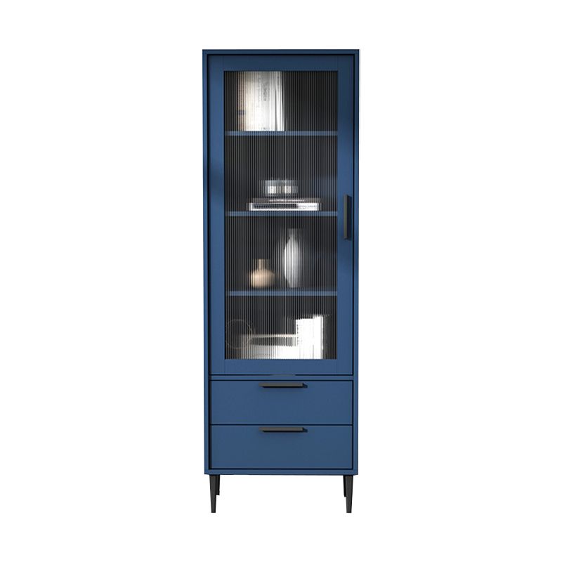 11.81" Wide Wooden Accent Cabinet with 1 Door Modern Side Cabinet with 2 Drawers Clearhalo 'Cabinets & Chests' 'cabinets_chests' 'furn' 'furn_cabinets_chests' 'Furniture' 'Living Room Furniture' 1200x1200_c6e46b06-c3eb-424e-924e-6ece2a6f63bd