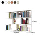 Modern Wall Mounted Shelf Bookcase Horizontal Engineered Wood Bookshelf