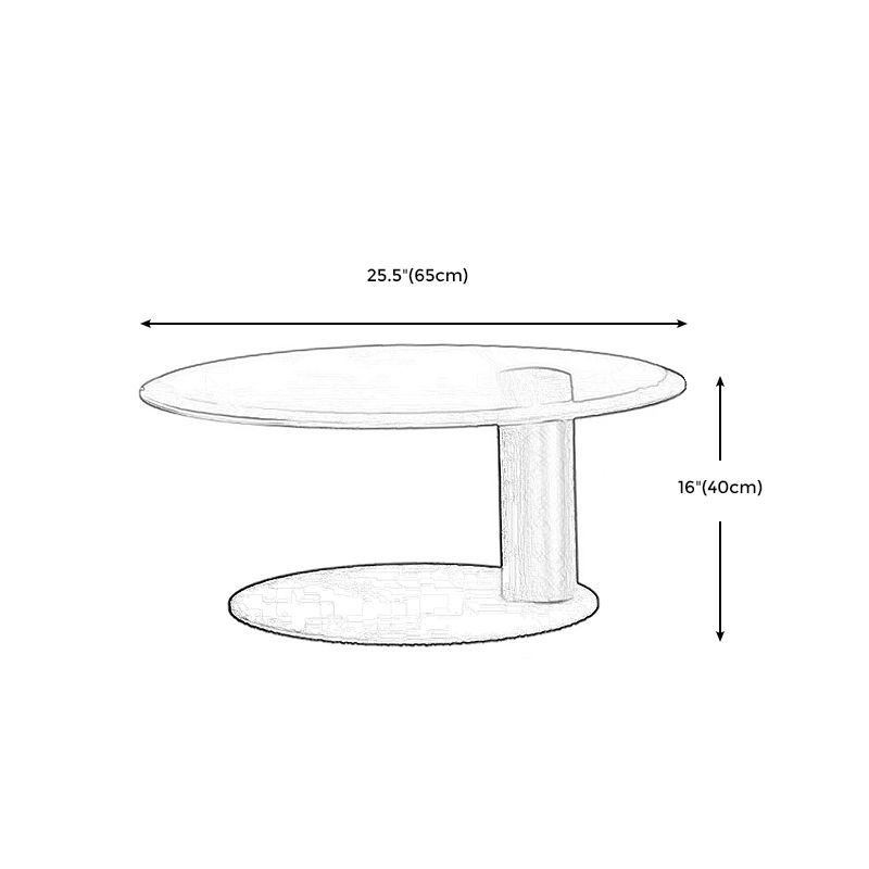 Tavolino rotondo in noce in legno in legno in stile moderno/tavolino rotondo