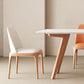 Juego de comedor moderno con sillas de cuero 1/4/5 piezas de comedor