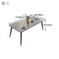 Sintered Stone Dining Table Traditional Luxury 4 Legs Dining Table Clearhalo 'Dining Tables & Seating' 'Dining Tables' 'dining_table' 'furn' 'furn_dining_table' 'Furniture' 'furniture_dining_table' 'Kitchen & Dining Furniture' 'kitchen' 'kitchen_dining_table' 1200x1200_c6e66aa4-d87a-4f98-b5e5-b38b2c9d0bf6