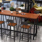 Contemporary Style Rectangle Bar Table Solid Wood Brown Bar Desk Clearhalo 'Bar Furniture' 'Bar Tables' 'bar_tables' 'furn' 'furn_bar_tables' 'Furniture' 'Kitchen & Dining Furniture' 1200x1200_c6e91bfa-4ed3-4c4b-acd2-4eb8f821ae19