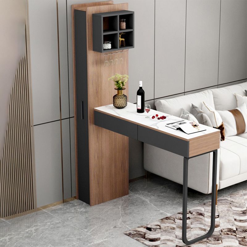 Tavolo da pranzo di rettangolo di pietra in pietra moderna per soggiorno