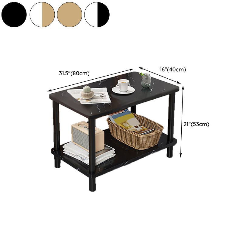Scandinavian Open Storage Accent Table Nightstand 21" Tall with Legs Clearhalo 'Bedroom Furniture' 'furn' 'furn_night_stand' 'Furniture' 'night_stand' 'Nightstands' 1200x1200_c6eb5688-b047-46d0-bed8-6fc6be15dc3c