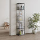 Metal Glam Bookshelf Standard Open Back Bookcase with Shelves