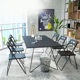 Modern Style Plastic Dining Armless Chairs Open Back Dining Side Chairs for Home Use Clearhalo ' kitchen&dining_furn' 'Dining Chairs' 'Dining Tables & Seating' 'dining_chair' 'furn' 'furn_dining_chair' 'Furniture' 'furniture_dining_chair' 'Kitchen & Dining Furniture' 'kitchen' 1200x1200_c6ee4630-7fb6-4322-8bad-5ce58b7f700b