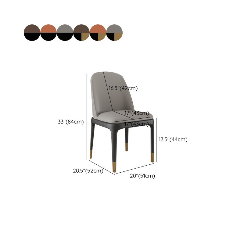 Plastic zijstoel Moderne Stijl Windsor Achter Armloze stoel voor keukengebruik