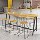 Modern Rectangle Pub Dining Set 1/2/4/7 Pieces Trestle Indoor Counter Height Set Clearhalo 'Bar Furniture' 'furn' 'furn_home_bar_bar_sets' 'Furniture' 'Home Bars & Bar Sets' 'home_bar_bar_sets' 'Kitchen & Dining Furniture' 1200x1200_c6f32ce8-54f8-4f05-b424-5a25d76b7722