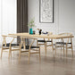 Modern Wood Table in Brown for Restaurant Rectangle Table with Acrylic Base Clearhalo 'Dining Tables & Seating' 'Dining Tables' 'dining_table' 'furn' 'furn_dining_table' 'Furniture' 'furniture_dining_table' 'Kitchen & Dining Furniture' 1200x1200_c6f3c06b-e500-426b-a105-29029e71d804