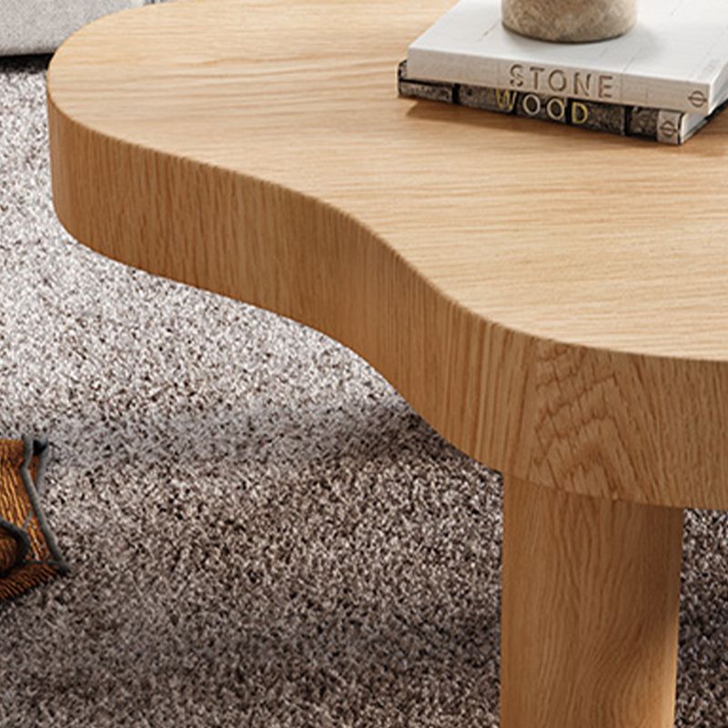 Geometric with Wood Accents Coffee Table Modern 1 Single Cocktail Table Clearhalo 'Coffee & Accent Tables' 'Coffee Tables' 'coffee_tables' 'furn' 'furn_coffee_tables' 'Furniture' 'furniture_coffee_tables' 'Living Room Furniture' 1200x1200_c6f49382-f0bb-4523-946e-e404e7587737