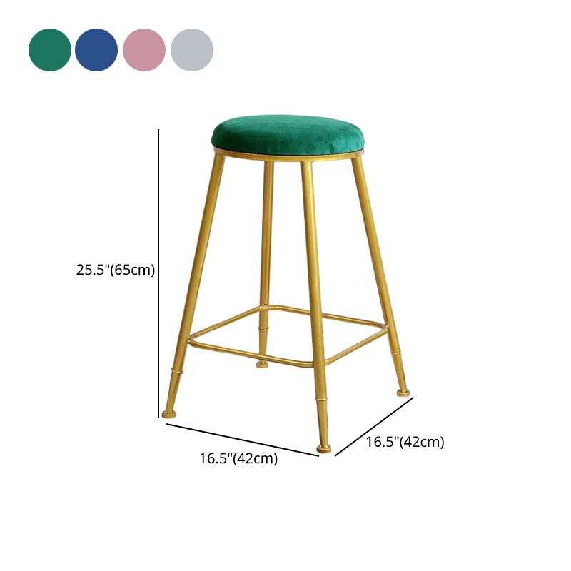 Nordic Design Stackable Backless Barstools for Home Upholstered Bar Stools Clearhalo 'Bar Furniture' 'Bar Stools' 'bar_stools' 'furn' 'furn_bar_stools' 'Furniture' 'furniture_bar_stools' 'Kitchen & Dining Furniture' 1200x1200_c6f4f6e3-4289-42d1-b498-f024b89b7af6