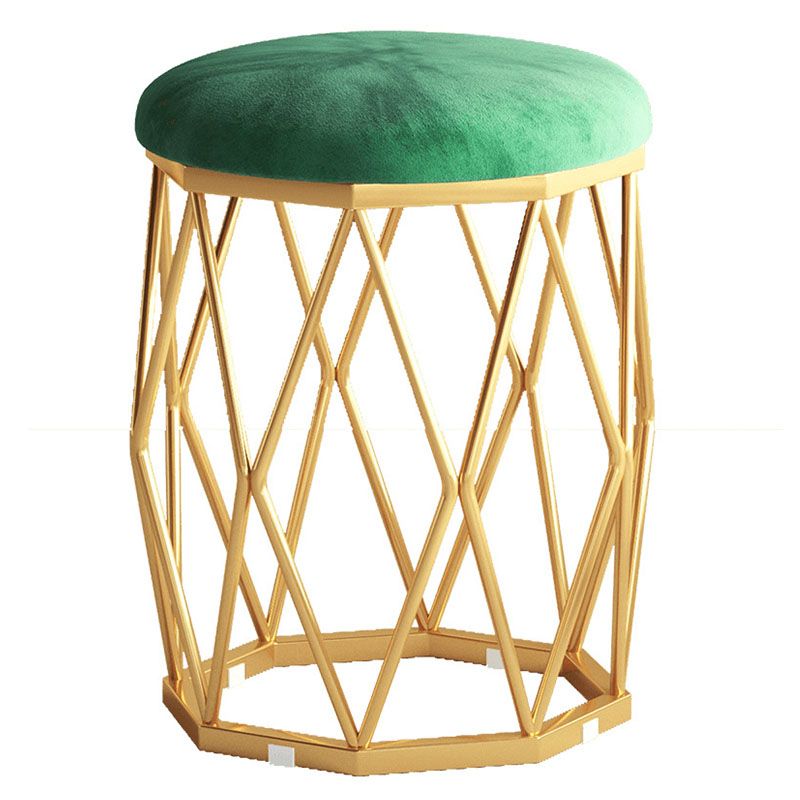 Solid Color Flannel Standard Stool Modern Style Simple Round Cushion Stool Clearhalo 'furn' 'furn_ottomans_poufs' 'Furniture' 'Living Room Furniture' 'Ottomans & Poufs' 'ottomans_poufs' 1200x1200_c6f59c0b-dc10-414e-a803-06668c8df88e
