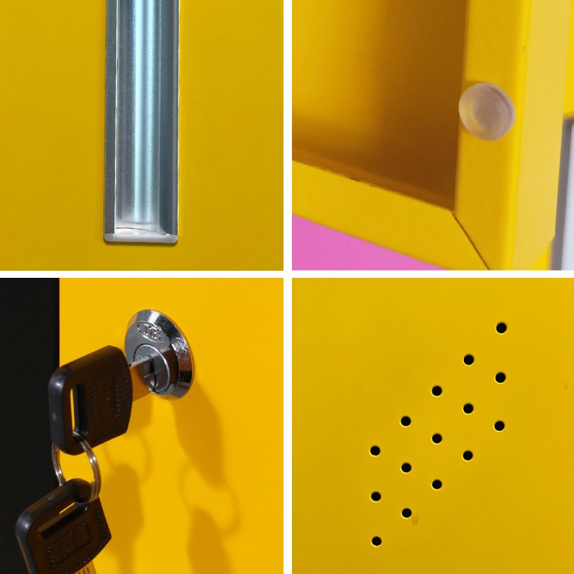 Metallic afwerkingskast met scharnierende deur eigentijdse opbergkast voor badkamer