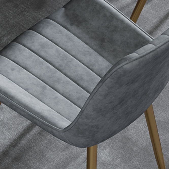 Scandinavian Metal Indoor-Outdoor Dining Chairs Parsons Chair with Metal Legs Clearhalo ' kitchen&dining_furn' 'Dining Chairs' 'Dining Tables & Seating' 'dining_chair' 'furn' 'furn_dining_chair' 'Furniture' 'furniture_dining_chair' 'Kitchen & Dining Furniture' 'kitchen' 1200x1200_c6f93693-c1d1-4318-960a-ed787a9621d3